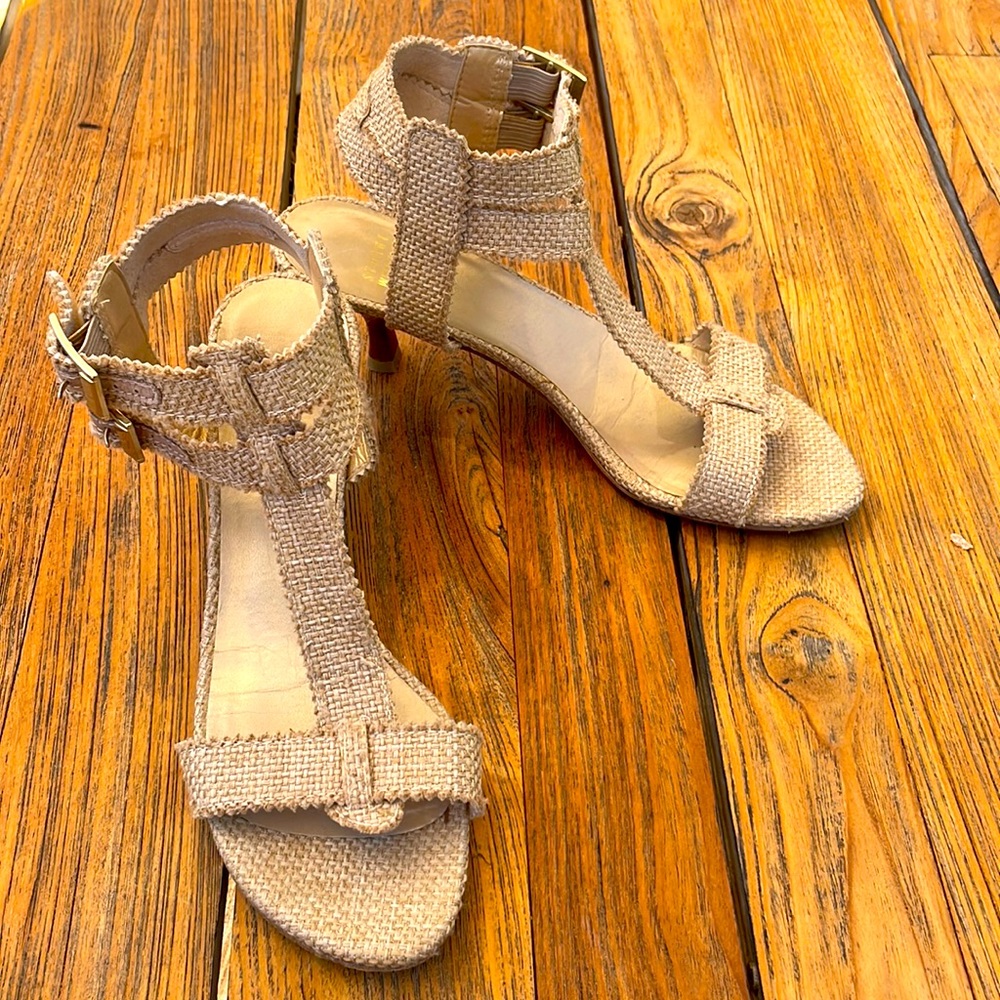 Stuart Weitzman Strappy Ankle Sandal w/ heel